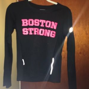 Athletic dri-fit long sleeve shirt.